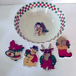 Housewares Christmas  Bowl & Magnets